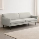 Ver imagem 3 de Sofá 3 Lugares para Sala Living Pés Industrial 220cm Nunno F04 Couríssimo Gelo - Lyam Decor