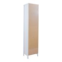 Ver imagem 4 de Cristaleira Ditália 1 Porta de Vidro 1 Gaveta E-962 cor:branco