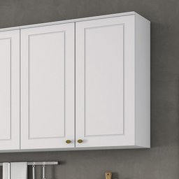 Aéreo Gaspar 02 Portas 800mm Nova York Branco - Bela Móveis - 2