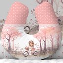 Ver imagem 2 de Almofada para Amamentar Bosque Encantado Rosa Menina