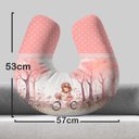 Ver imagem 4 de Almofada para Amamentar Bosque Encantado Rosa Menina