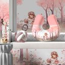Ver imagem 6 de Almofada para Amamentar Bosque Encantado Rosa Menina