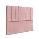 Ver imagem 2 de Cabeceira Estofada Carla 140 Suede Rosa