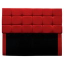Ver imagem 1 de Cabeceira Cama Box Estofada King 195 Cm Bianca Suede Cor:vermelho
