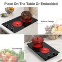 Ver imagem 4 de Vbgk Cooktop Elétrico de 12" com 2 Zonas, 9 Níveis e Bloqueio Infantil