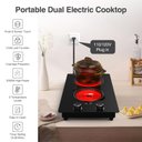 Ver imagem 5 de Vbgk Cooktop Elétrico de 12" com 2 Zonas, 9 Níveis e Bloqueio Infantil