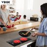 Vbgk Cooktop Elétrico de 12" com 2 Zonas, 9 Níveis e Bloqueio Infantil - 3