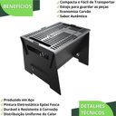 Ver imagem 4 de Mini Churrasqueira Grill Portátil Camping Aço a Carvão Fs