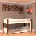 Ver imagem 1 de Beliche Montessoriano de Madeira Maciça e Mdf Woodstore