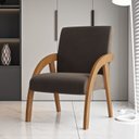 Ver imagem 1 de Poltrona Decorativa Veludo Duda Espresso Móveis