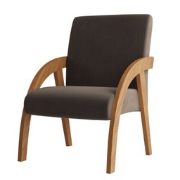 Poltrona Decorativa Veludo Duda Espresso Móveis - 2
