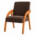 Ver imagem 2 de Poltrona Decorativa Veludo Marrom Duda Espresso Móveis