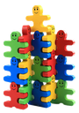 Ver imagem 1 de Conjunto de Blocos de Equilíbrio Encaixe Brinquedo Educativo