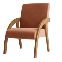 Poltrona Decorativa Veludo Duda Espresso Móveis - 2