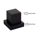 Ver imagem 3 de Kit 10 Acabamentos Registro Volante Quadrado Metal Preto