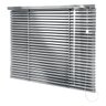 Persiana Horizontal Prata - 2,40m Larg X 1,20m Alt - Alumínio 25mm - Persianet - 2
