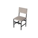 Ver imagem 6 de Conjunto para Sala de Jantar 118x80 Tampo MDF com 4 Cadeiras Belle Off White/Preto/Bege
