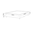 Ver imagem 7 de Conjunto Cama Box Casal Zoe Com Molas Ensacadas 138 x 188 x 65 Yescasa