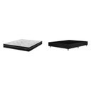 Ver imagem 2 de Conjunto Cama Box Casal Zoe com Molas Ensacadas 138 x 188 x 65 Yescasa Preto