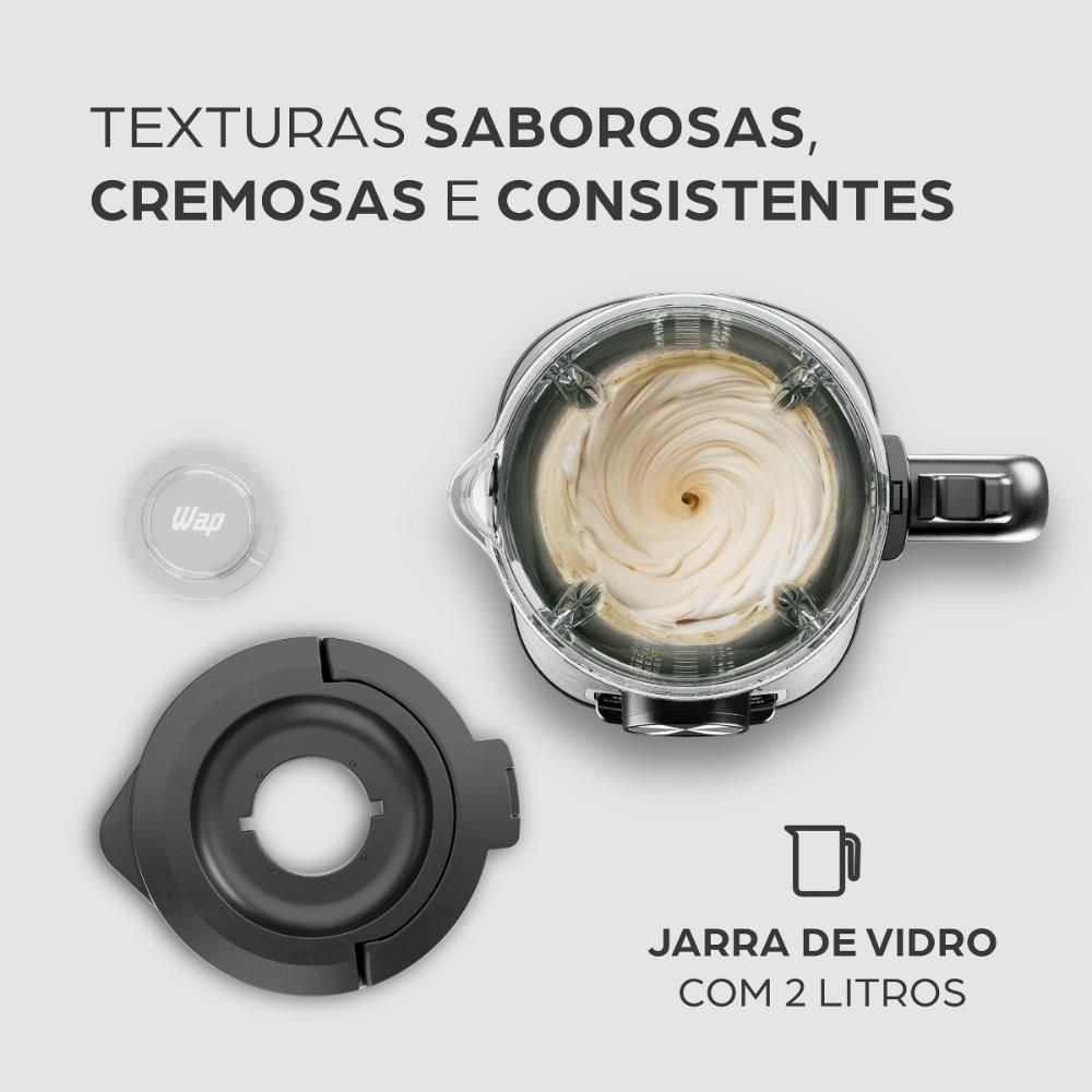 Liquidificador com Copo de Vidro Wap Wb2000 2l 1000w 220v - 8