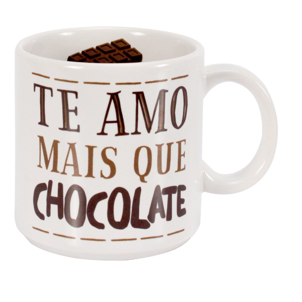Caneca - Amor - Te Amo Mais Que Chocolate - Canecaria