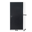 Ver imagem 6 de Porta Lambril de Alumínio 210 X 80cm com Maçaneta Premium Linha 30 Lado Direito Bergamo