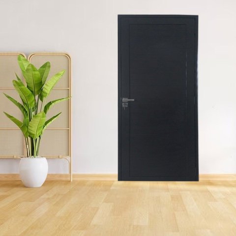 Porta Lambril de Alumínio 210 X 80cm com Maçaneta Premium Linha 30 Abertura Esquerda