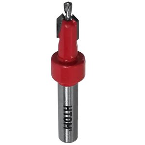 Fresa para Tupia Cabeça Cônica 8.0mm - Htom