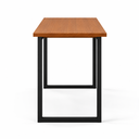 Ver imagem 6 de Mesa Escrivaninha Alika Preto/Canela MDF e Aço 110cm