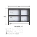 Ver imagem 6 de Conjunto Banheiro Gabinete 80cm e Espelheira Mel/grafite Cj8010