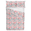 Ver imagem 3 de Jogo de Cama King Size Algodão 130 Fios 4 Peças Estampado