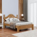 Ver imagem 1 de Cama Casal Classica Madeira Maciça 2259 Freijo Milani Store