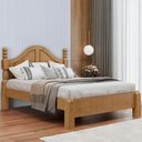 Ver imagem 2 de Cama Casal Classica Madeira Maciça 2259 Freijo Milani Store