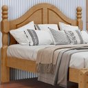 Ver imagem 3 de Cama Casal Classica Madeira Maciça 2259 Freijo Milani Store