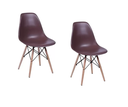 Ver imagem 3 de Kit 4 Cadeiras Charles Eames Eiffel Café Base Madeira Sala Cozinha Jantar - Bering