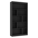 Ver imagem 2 de Nicho Infantil Organizador 4 Prateleiras Olivia Espresso Móveis Preto/Onix