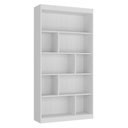 Ver imagem 2 de Nicho Infantil Organizador 4 Prateleiras Olivia Espresso Móveis Branco