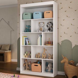 Nicho Infantil Organizador 4 Prateleiras Olivia Espresso Móveis