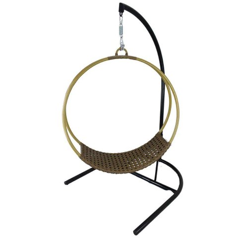 Balanço com Suporte Suspenso em Alumínio Trama Original Vinho Dark