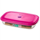 Ver imagem 2 de Recipiente Retangular para Freezer Grande Baixo Cores Sortidas 2700ml - 370/2 - Sanremo