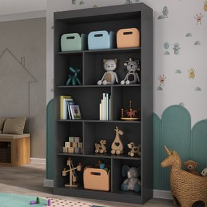 Nicho Infantil Organizador 4 Prateleiras Olivia Espresso Móveis