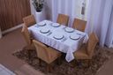 Ver imagem 4 de toalha de mesa retangular 6 lugares jacquard 1,35x2,00:grafitte