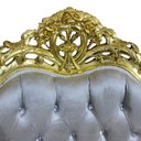 Ver imagem 7 de Par de Poltronas Clássicas Bege com Dourado