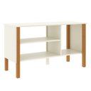 Ver imagem 6 de Rack para Tv até 40 Polegadas 3 Prateleiras Fit 90cm - Vianossa - Off White e Cedro