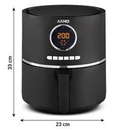 Fritadeira Air Fryer Arno Digital 4,2 Litros Preta 127v Ufrd - 5