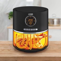 Fritadeira Air Fryer Arno Digital 4,2 Litros Preta 127v Ufrd - 3