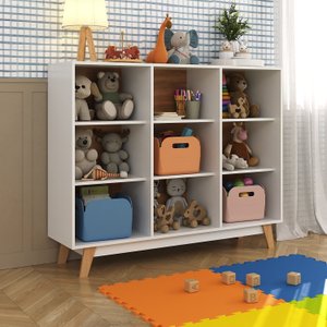 Nicho Infantil Organizar 9 Nichos Amelia Espresso Móveis