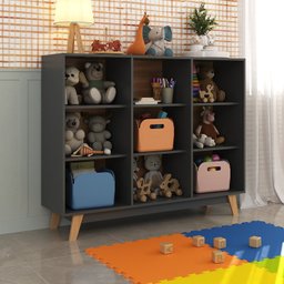 Nicho Infantil Organizar 9 Nichos Amelia Espresso Móveis - 1