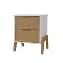 Ver imagem 2 de Mesa de Cabeceira Infantil 2 Gavetas Zoe Espresso Móveis