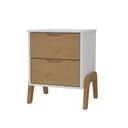Ver imagem 2 de Mesa de Cabeceira Infantil 2 Gavetas Zoe Espresso Móveis